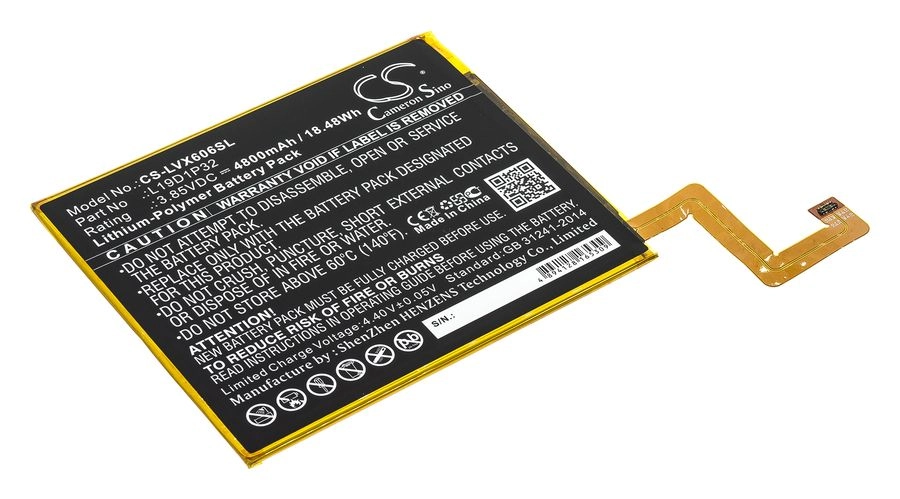 Аккумулятор CameronSino для планшета Lenovo Tab M10 Plus, TB-X606F