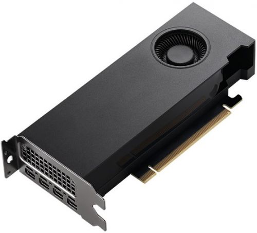 Видеокарта DELL NVIDIA RTX A2000, 6Gb DDR6, 192bit, PCI-E, 4miniDP, Bulk (490-BHQD) - фото 1