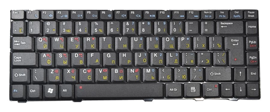 

Клавиатура Pitatel для ноутбука Asus V1, V1J, V1Jp, V1S, V1S-1A Series, черный, KB-054R