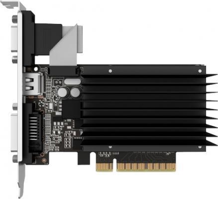 Видеокарта Palit NVIDIA GeForce GT730, 2Gb DDR3, 64bit, PCI-E, VGA, DVI, HDMI, Retail (PA-GT730K-2GD3H/NEAT7300HD46-2080H)