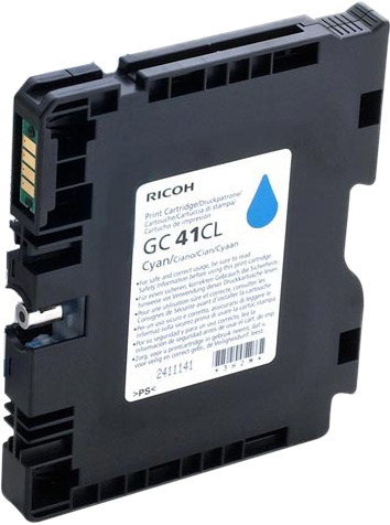 

Картридж струйный Ricoh GC41CL (405766), голубой, оригинальный, ресурс 600 страниц для Ricoh Aficio SG2100N / 3110DN / 3110DNw, GC41CL