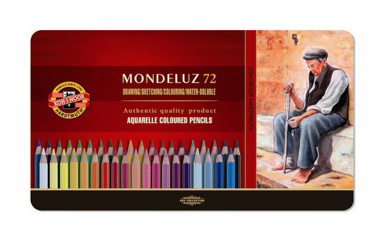 

Набор цветных карандашей KOH-I-NOOR Mondeluz old man, шестигранные, 72 шт., заточенные (3727072001PL)