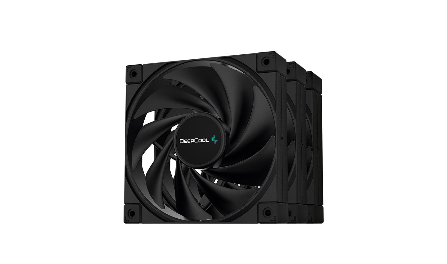 

Комплект вентиляторов Deepcool FK120 3 IN 1, 120 мм, 1850rpm, 28 дБ, 4-pin PWM, 3шт, черный (R-FK120-BKNPF3-G-1), FK120 3 IN 1