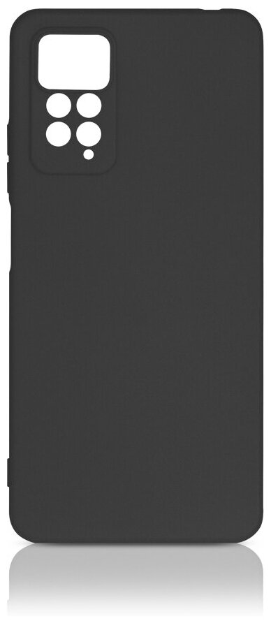 

Чехол-накладка DF xiCase 62 для смартфона 6.67" Xiaomi Redmi Note 11 Pro/11 Pro 5G, силикон/микрофибра, черный