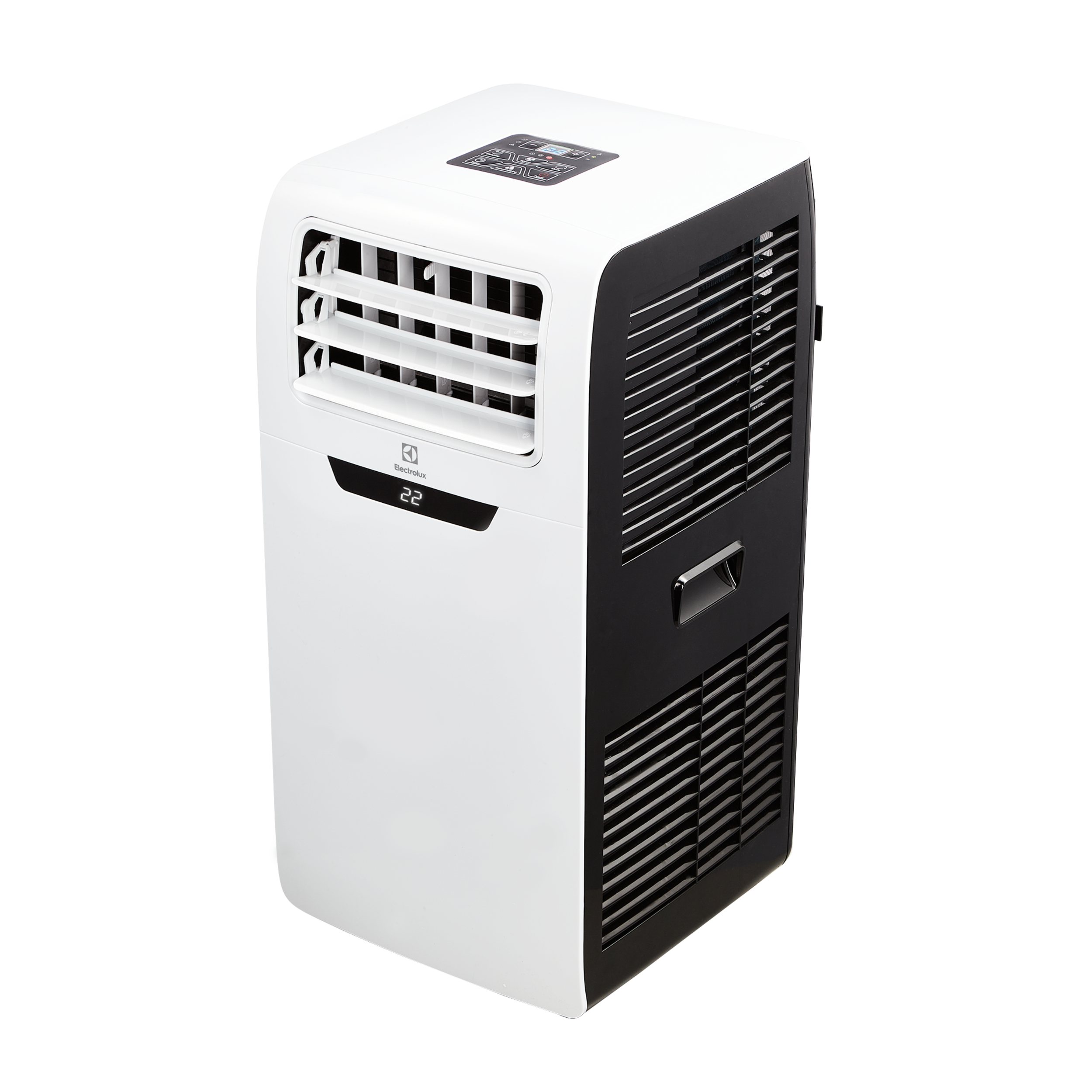 

Мобильный кондиционер Electrolux Manhattan EACM-07 FM/N3, 7000 BTU/ч до 18 м², охлаждение, осушение, белый/черный, EACM-07 FM/N3