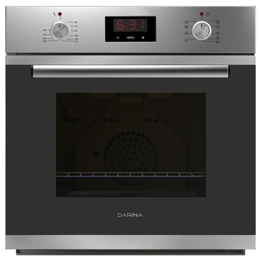 

Духовой шкаф электрический DARINA 1U5 BDE 112 708 X5, серебристый (000057011), 1U5 BDE 112 708 X5