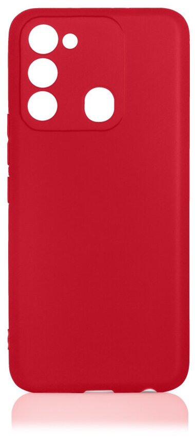 

Чехол-накладка DF tCase 07 для смартфона TECNO Spark Go 2022/ Spark 8C, силикон, красный