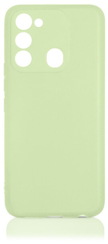 

Чехол-накладка DF tCase 07 для смартфона TECNO Spark Go 2022/ Spark 8C, жидкая силиконовая резина, светло-зеленый