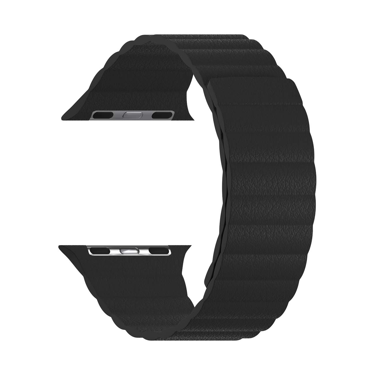

Ремешок Lyambda Pollux для Apple Watch, 42-44 мм, кожаный, черный (DSP-24-44-BK)