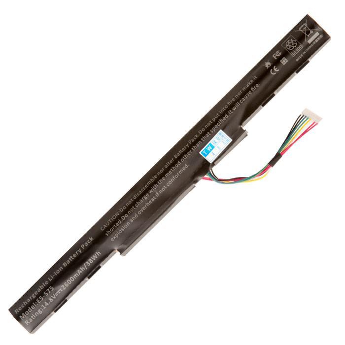 

Аккумуляторная батарея E5-575 для Acer E5-575, 14.8V, 2600mAh, черный, E5-575