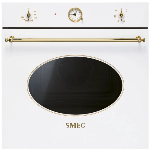 

Духовой шкаф электрический SMEG Coloniale SF800B, белый (SF800B), SF800B