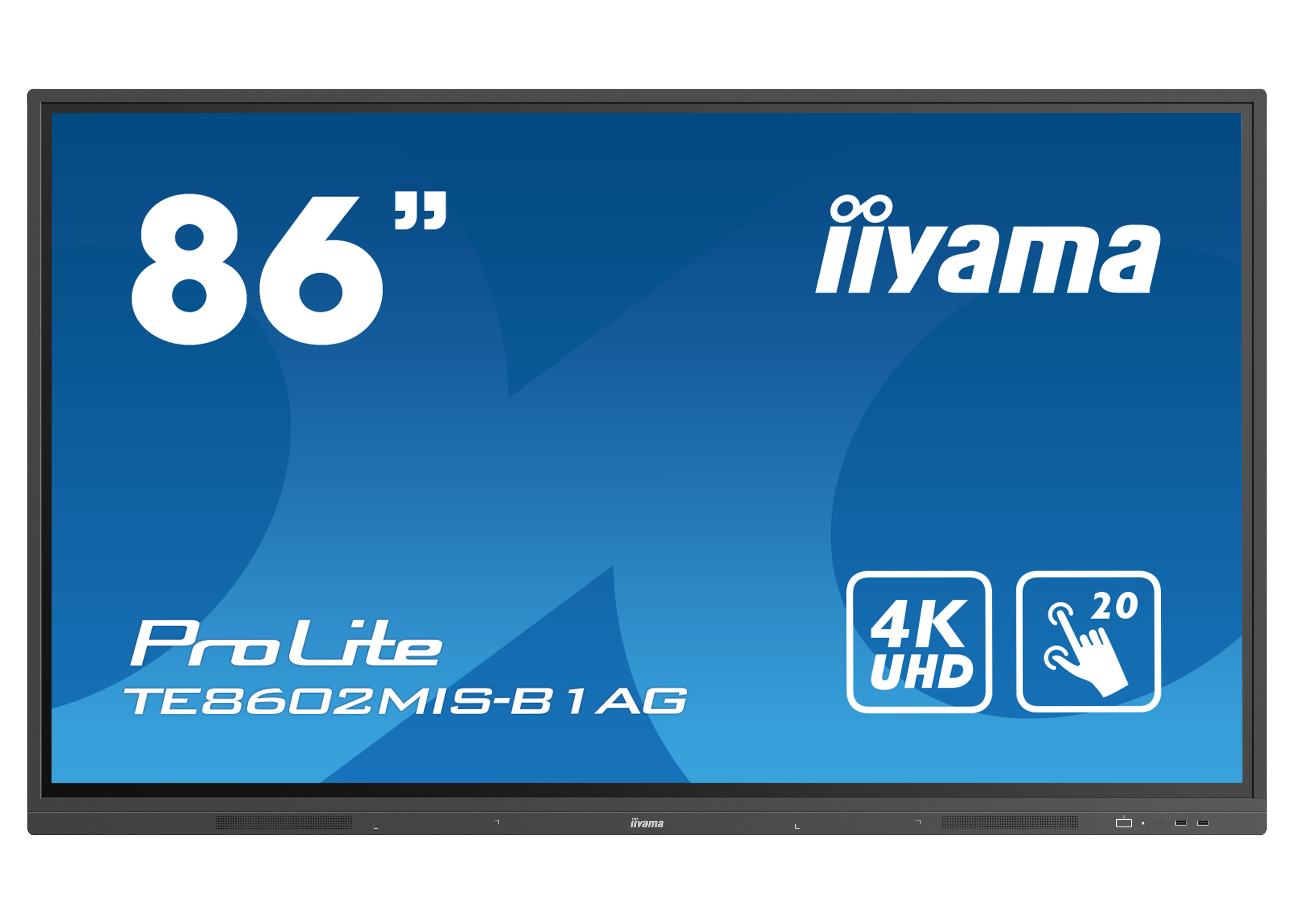 

Интерактивная панель Iiyama TE8602MIS-B1AG, 85", 3840x2160, черный (TE8602MIS-B1AG), TE8602MIS-B1AG