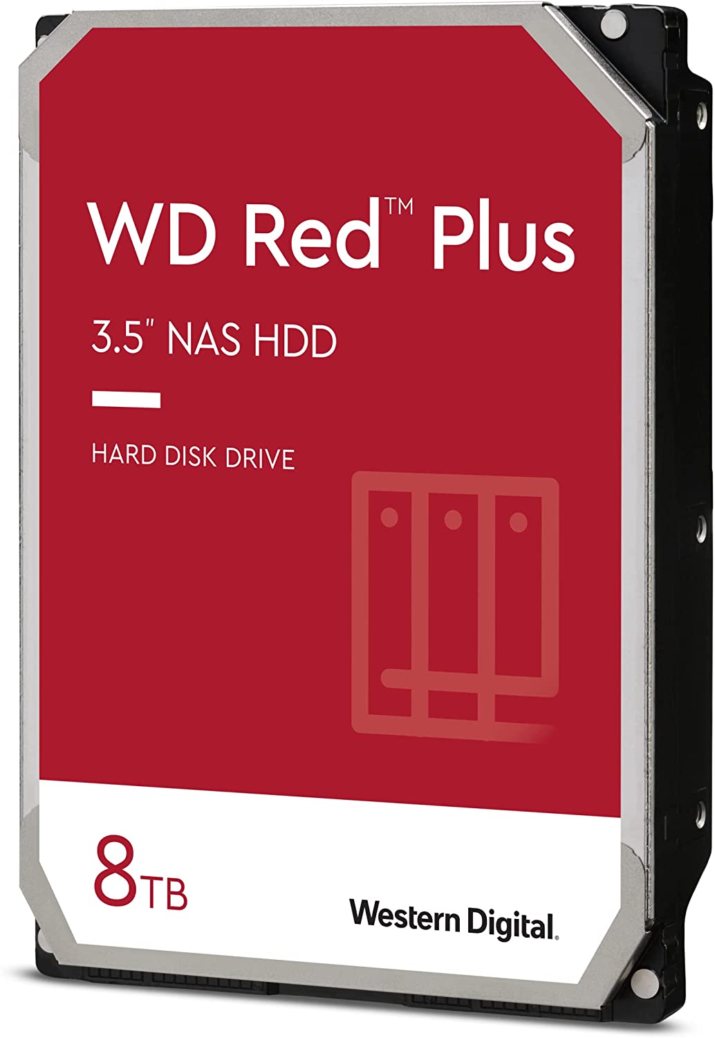 Жесткий диск (HDD) Western Digital 8Tb Red Plus, 3.5", 5640 об/мин