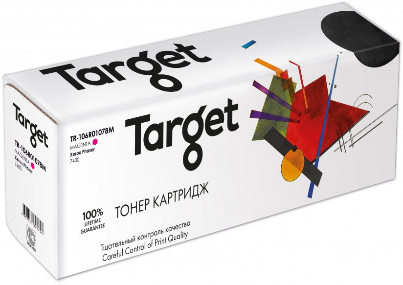 

Картридж лазерный Target TR-106R01078M (106R01078M), пурпурный, 18000 страниц, совместимый для Xerox Phaser 7400 с чипом