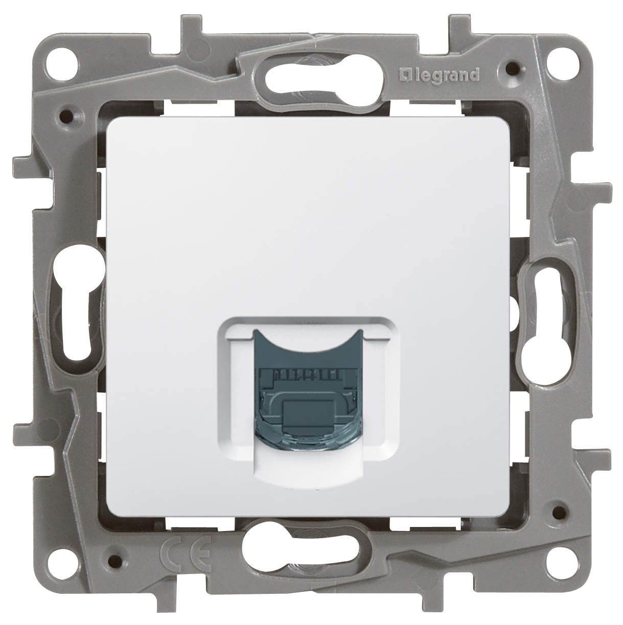 

Розетка RJ-45 скрытый монтаж категория 5, белый, Legrand Etika (672241)