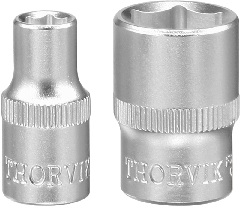 

Головка торцевая Thorvik, шестигранная, 11мм, 1/2", высота 38мм (FS01211)