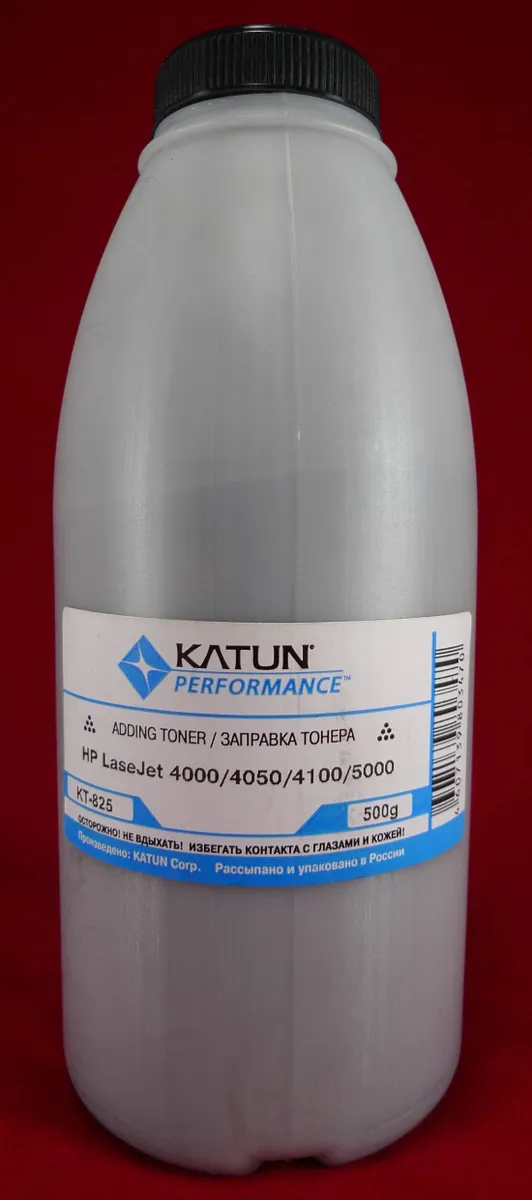 Тонер Katun, бутыль 500 г, черный, совместимый для Canon (KT-825)