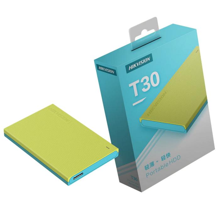 

Внешний жесткий диск (HDD) Hikvision 1Tb T30, 2.5", USB 3.0, зеленый (HS-EHDD-T30/HS-EHDD-T30(STD)/1T/Green/OD), HS-EHDD-T30