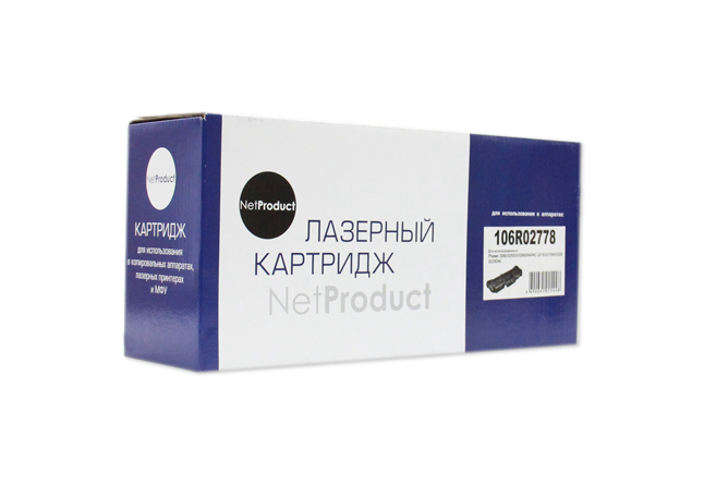 Картридж NetProduct N-106R02778, черный, 3000 страниц