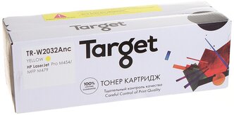 

Картридж лазерный Target TR-W2032Anc (W2032A), желтый, 2100 страниц, совместимый для LaserJet Pro M454dn/M454dw/M479fdw/M479fnw/M479dw/M479fdn без чипа