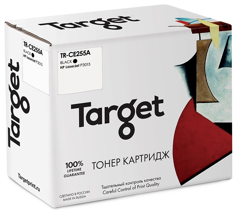 

Картридж лазерный Target TR-CE255A (CE255A), черный, 6000 страниц, совместимый для LaserJet Enterprise 500 M525dn / 500 M525f / M525c / P3015 / P3015d / P3015dn / P3015x, LJ Pro M521dn / M521dw с чипом