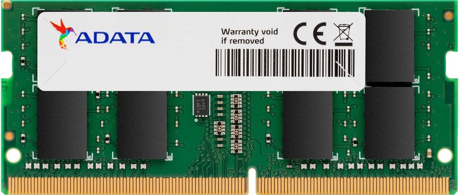 

Память DDR4 SODIMM 16Gb, 3200MHz, CL22, 1.2 В, ADATA (AD4S320016G22-BGN)
