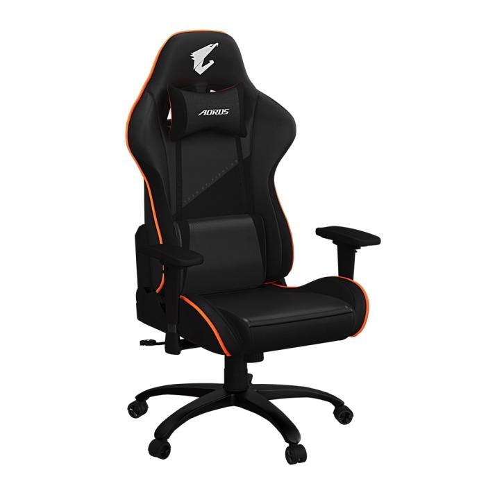 Кресло игровое Gigabyte Aorus AGC310, черный/оранжевый (GP-AGC310)