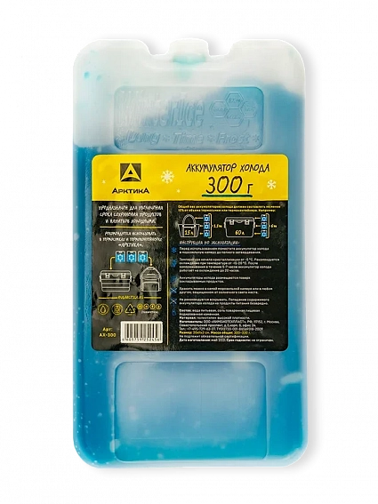 

Аккумулятор холода Арктика, 300мл/300г (АХ-300), Голубой, 0