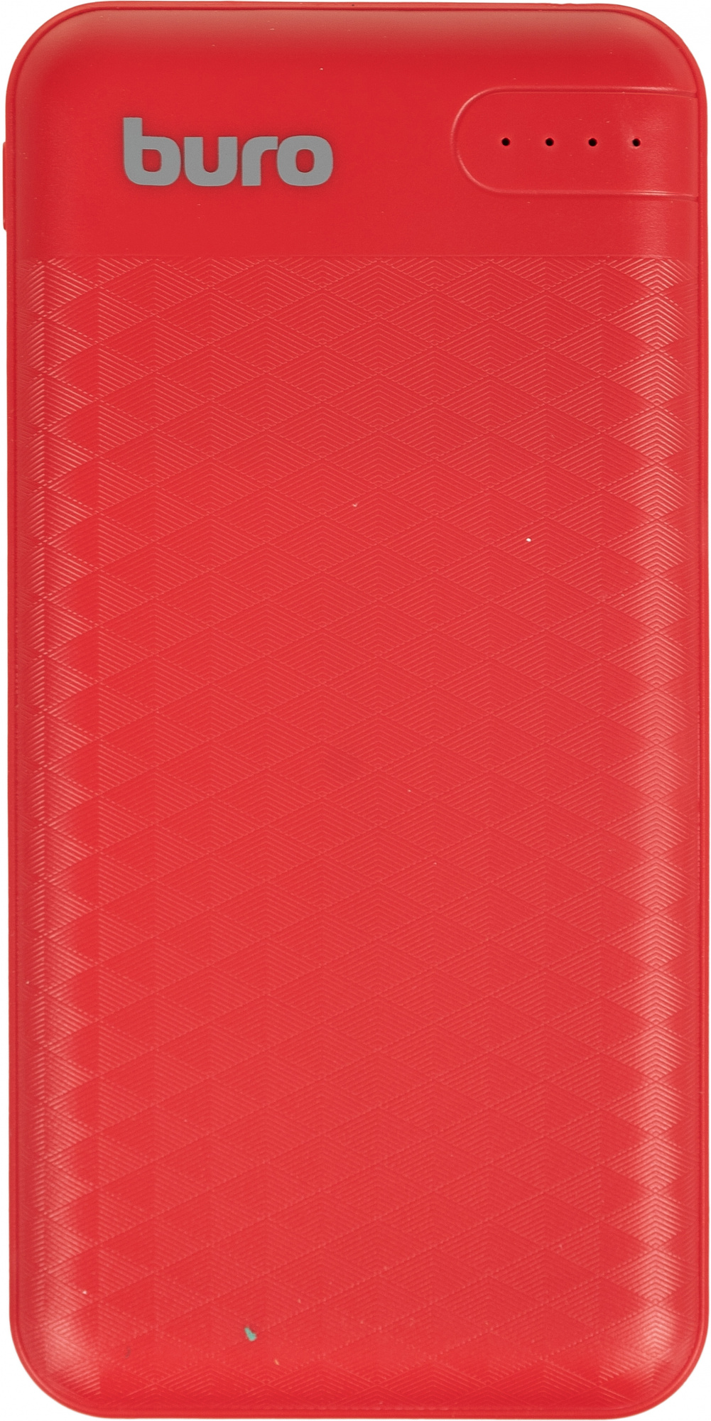 Портативный аккумулятор (Powerbank) Buro BP10G , 10000mAh, 1xUSB, 2.1A, Type-C, красный (BP10G10PRD) - фото 1