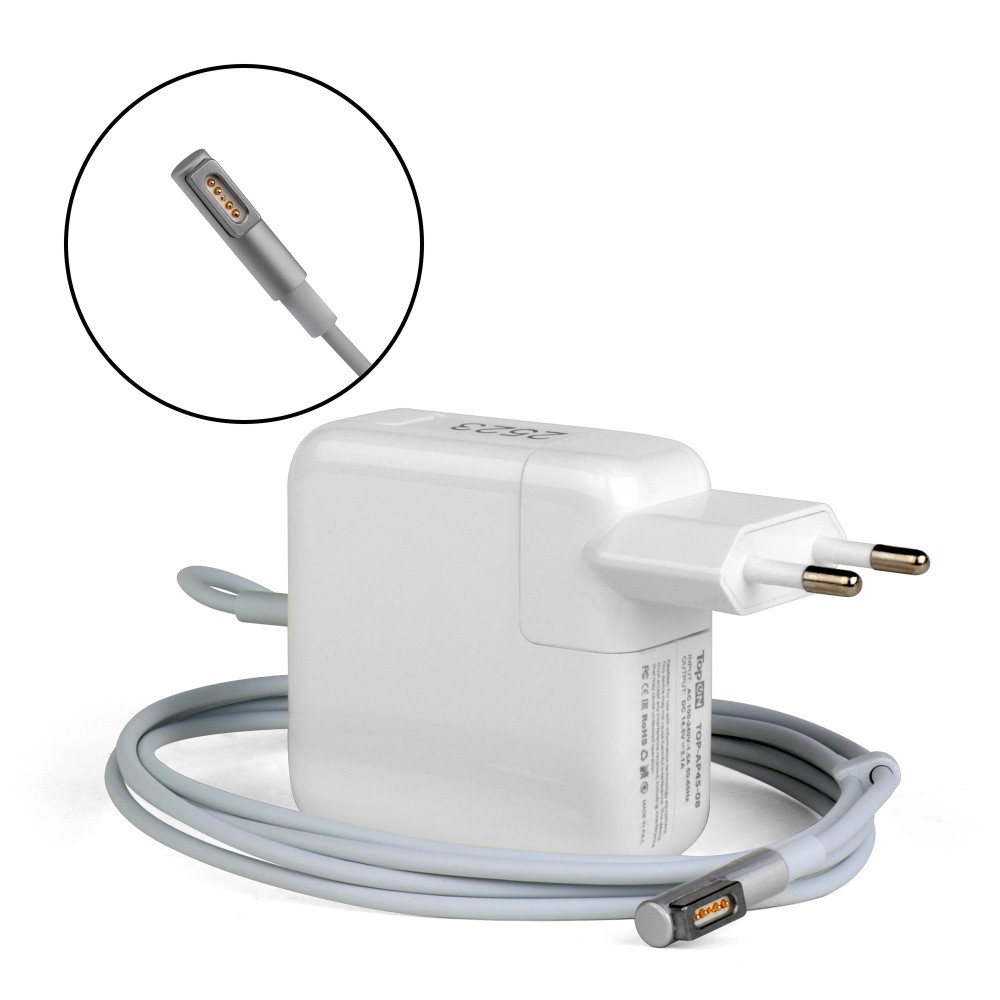

Адаптер питания ноутбука сетевой TopON TOP-AP45-08 для Apple , 45Вт, 14.5V, 3.1A, белый (TOP-AP45-08), TOP-AP45-08