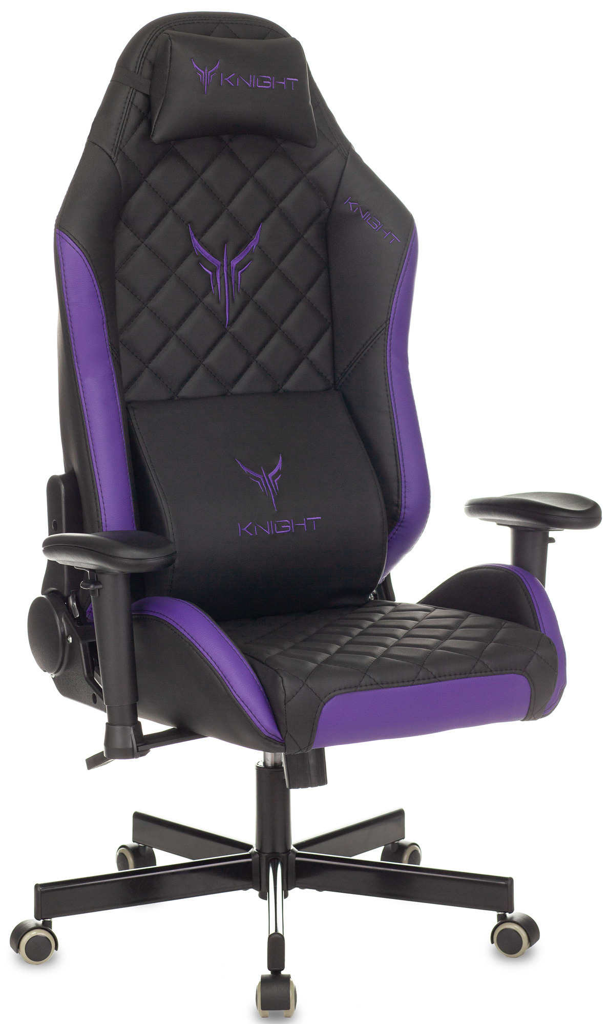 Кресло игровое бюрократ viking 6 knight b fabric черный крестовина металл