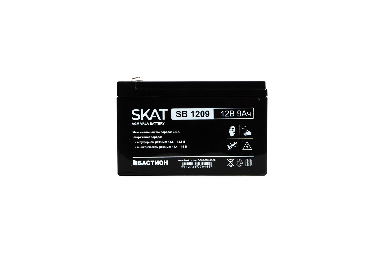 Аккумуляторная батарея для ИБП Бастион Skat SB 1209, 12V, 9Ah