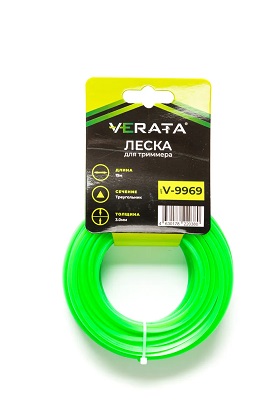 

леска VERATA, треугольник 3 мм x 15 м (V-9969)
