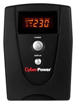 ИБП CyberPower PR1000ELCD, 1000 В·А, 900 Вт, IEC, розеток - 2, USB, черный