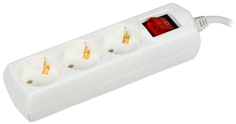 

Удлинитель IEK Generica У03В , 3-розетки, 1.5м, белый (WYP10-10-03-D15-ZK-G), У03В