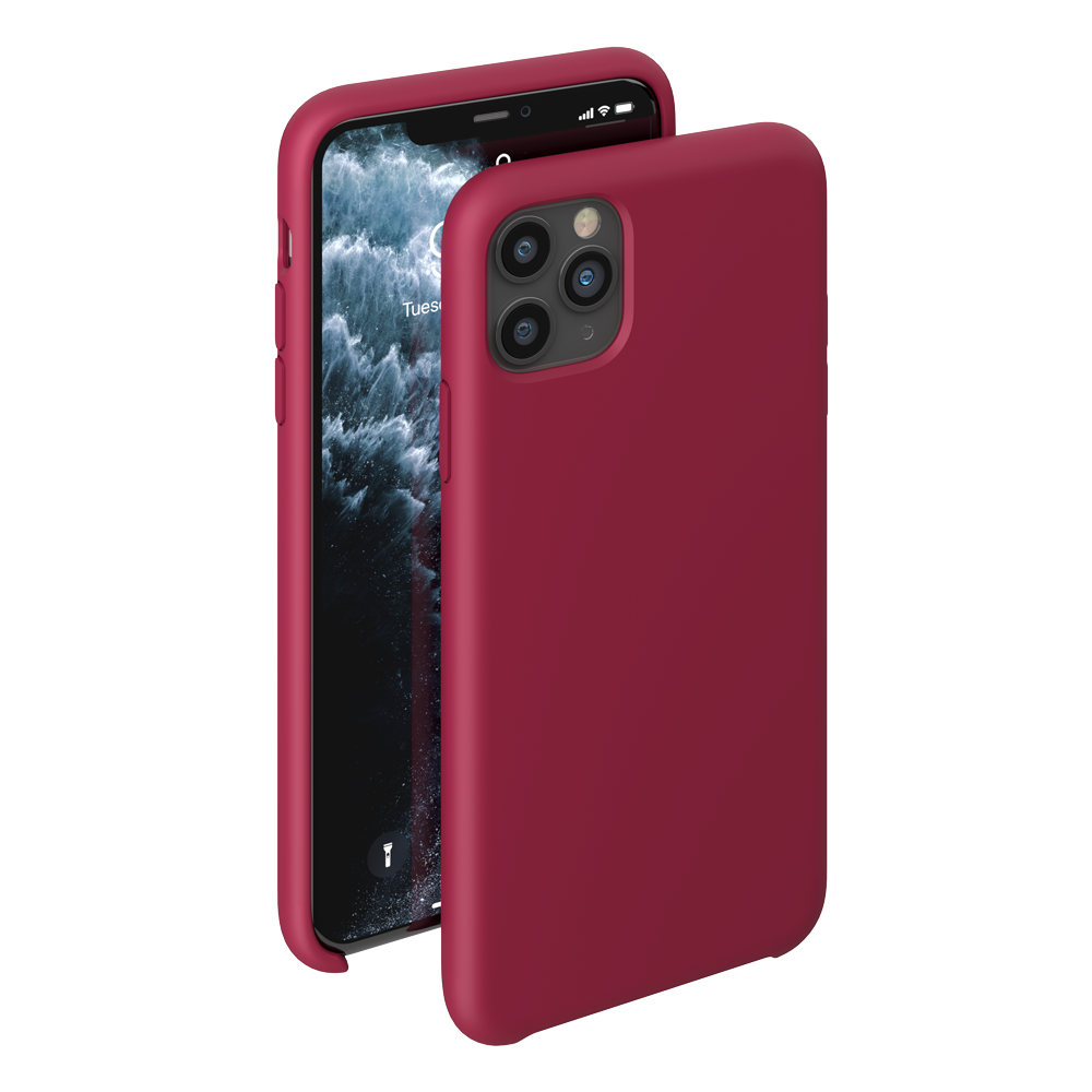 Чехол-накладка Deppa Liquid Silicone Case для смартфона Apple iPhone 11 Pro  Max, поликарбонат, красный, 1074762 купить по цене 990 руб в Москве в  интернет-магазине e2e4