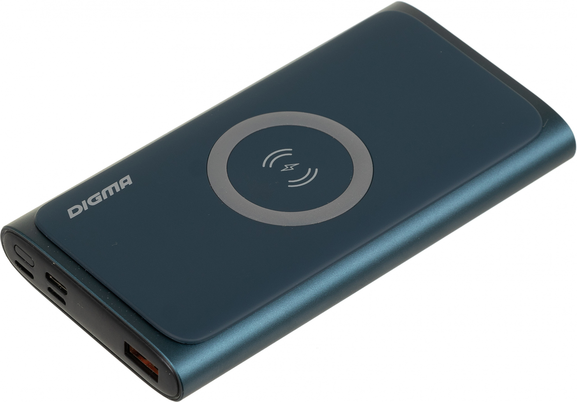 

Портативный аккумулятор (Powerbank) Digma DGPQ10G, 10000 мА·ч, 1xUSB, 3А, Type-C, QC, PD, QI, синий (DGPQ10G22CBL), DGPQ10G