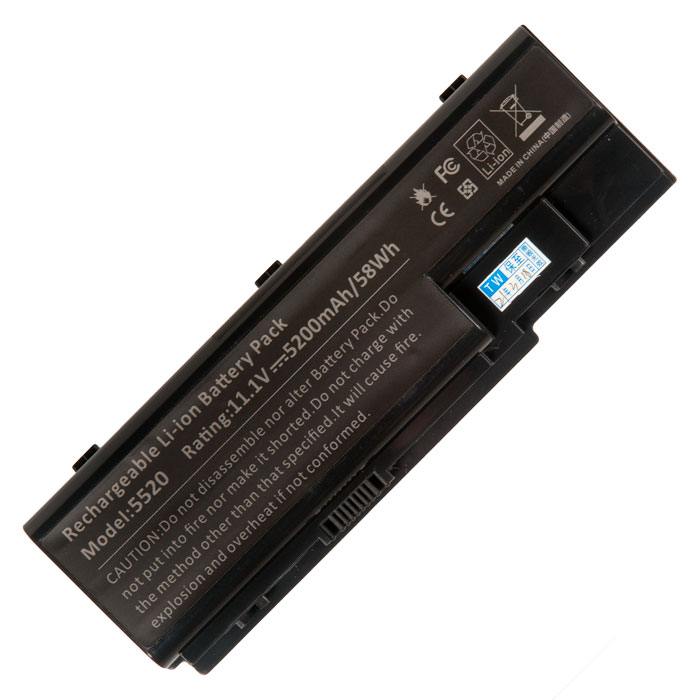 

Аккумуляторная батарея AS07B31 для Acer AS07B31/5220/5310/5200 (AS07B32,AS07B41,AS07B42), 11.1V, 5200mAh, черный, AS07B31