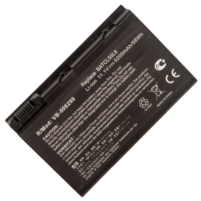 

Аккумуляторная батарея BT.T3504.001 для Acer Aspire 3690, 5110, 5680, 11.1V, 5200mAh, черный, BT.T3504.001