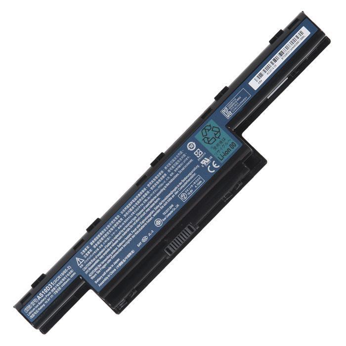 

Аккумуляторная батарея AS10D51 для Acer/eMachines Aspire 5741, 4741, 4551, 4551G, 4771, 4771G, 5551, 5741, 5741G, TravelMate 5740, 5740G, eMachines E640, E730, G640, G730, 10.8V, 4400mAh, черный, AS10D51