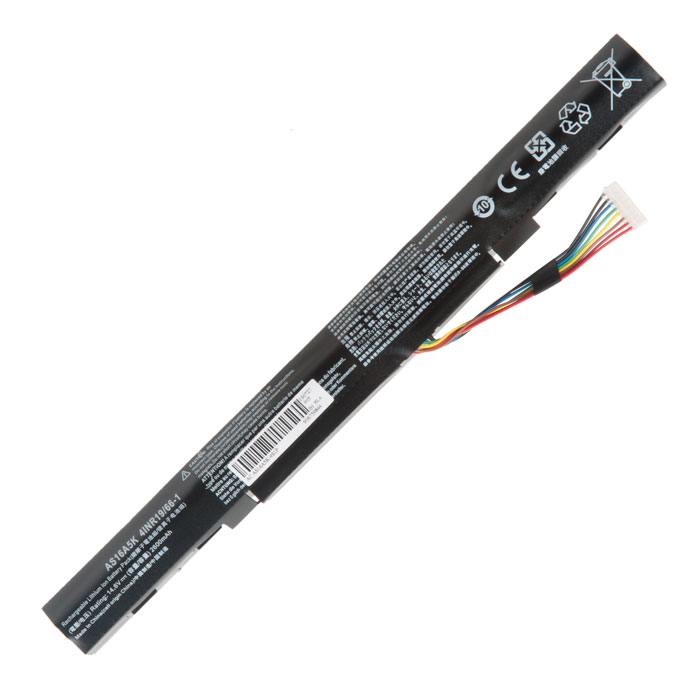 Аккумуляторная батарея AS16A5K-4S1P для Acer Aspire E15 E5-575G-53VG, E5-575G-58UJ, E5-575G-59EE, E5-575G-76YK, E5-575G-53VG, 14.6V, 2600mAh, черный