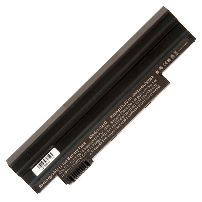 

Аккумуляторная батарея AL10A31 для Acer/eMachines Aspire One D255, D260, 522, 722, eMachines 355, 350, 11.1V, 5200mAh, черный, AL10A31