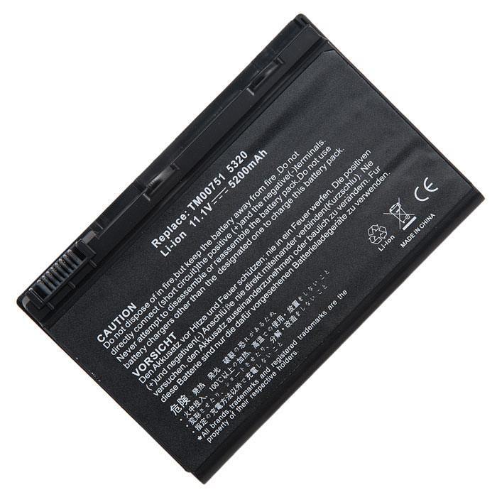 

Аккумуляторная батарея TM00751 для Acer TravelMate 7520, 7520G, 11.1V, 5200mAh, черный, TM00751