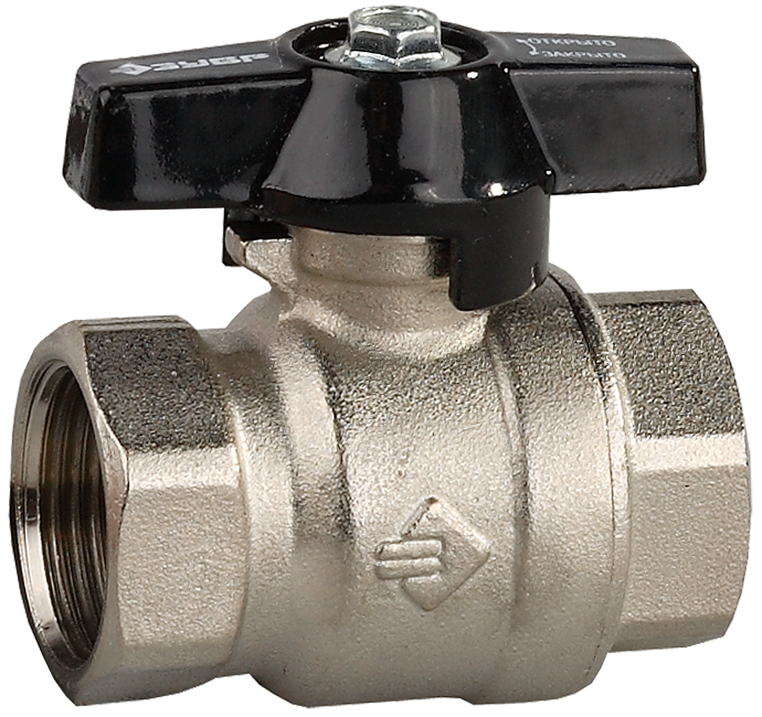 

Кран шаровый прямой Зубр ЭКСПЕРТ 3/4", ВР/ВР, Латунь ЛС 59-1 (4-51323-C-3/4)