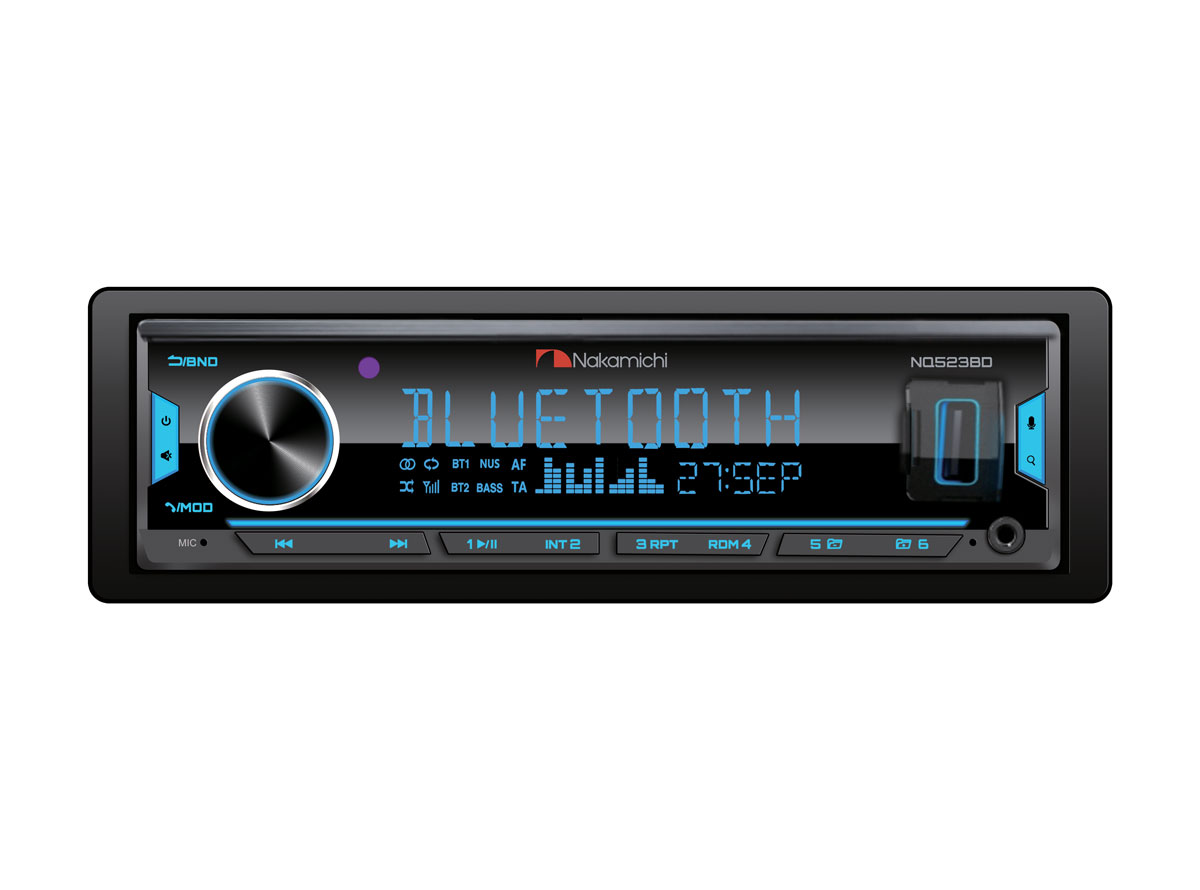 

Автомагнитола NAKAMICHI NQ523BD, 1 DIN, 4x50Вт, USB, Bluetooth, черный (1728961), NQ523BD