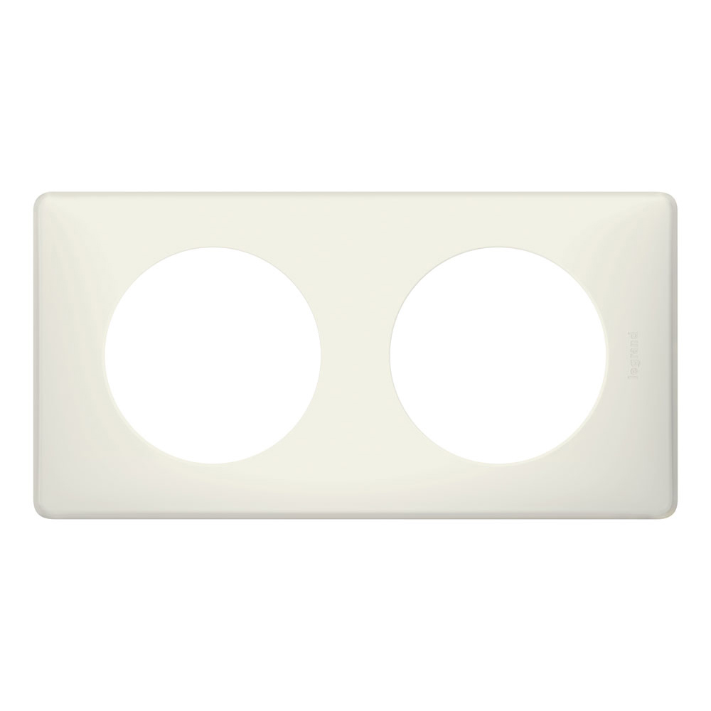 

Рамка Legrand CLN2, 2-поста, слоновая кость глянец (066622), 0