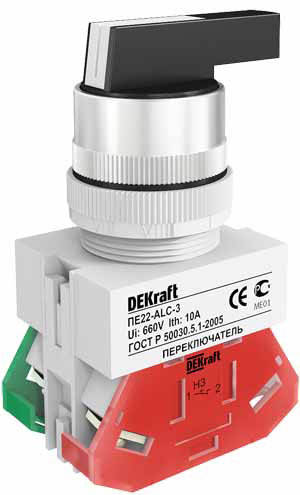 Переключатель на 3 положения DEKraft ALC-3