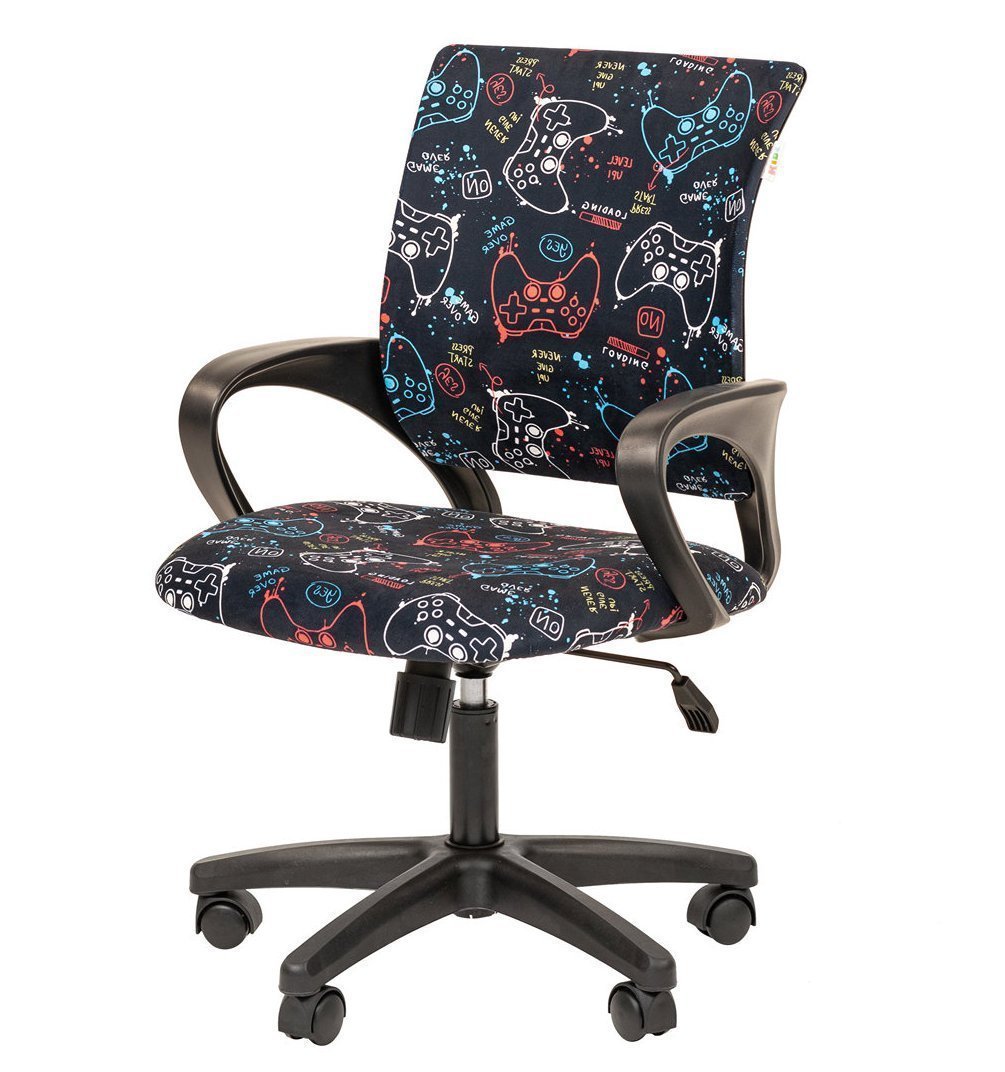 

Кресло детское Chairman Kids 103 черный/game (00-07078004), Kids 103
