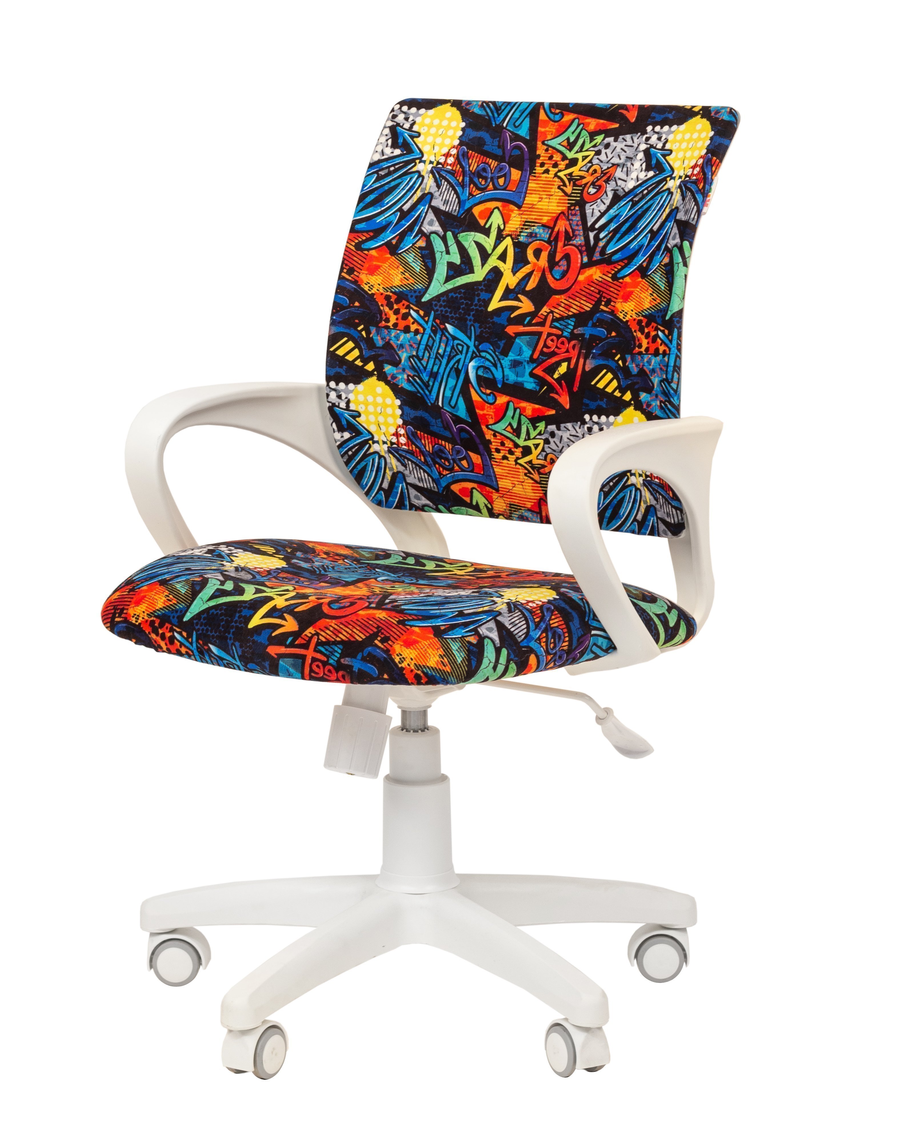 

Кресло детское Chairman Kids 103 черный/графити (00-07078003), Kids 103