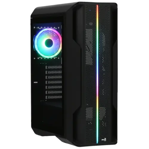 Корпус AeroCool Splinter Duo ATX Midi-Tower 2xUSB 30 RGB подсветка черный без БП ACCM-PB2603311 8850₽